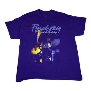 Prince Purple Rain Album Tee Unisex XL Purple Cotton Music Vintage Y2K